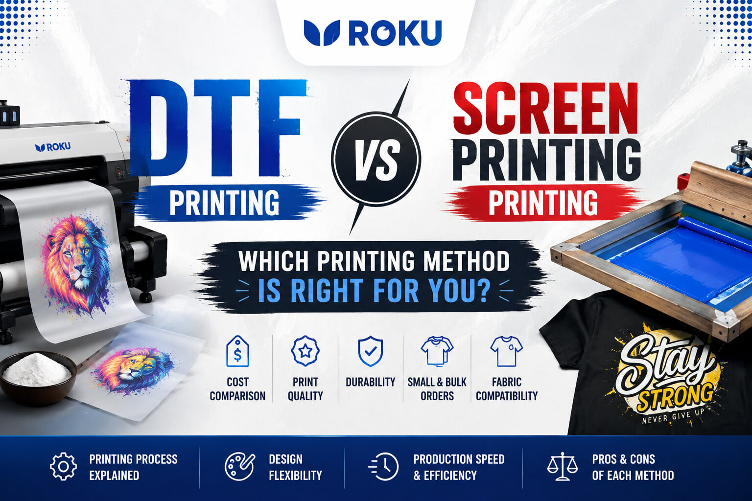 DTF vs Screen Printing: Which Printing Method Is Right for You?
